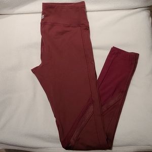 Forever 21 Burgandy Leggings